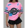 Women's Sports Jersey California 23 Print Short Sleeve T-Shirt Summer Graphic Tee Baseball Jerseys Plus Size Women Sport T-Shirt