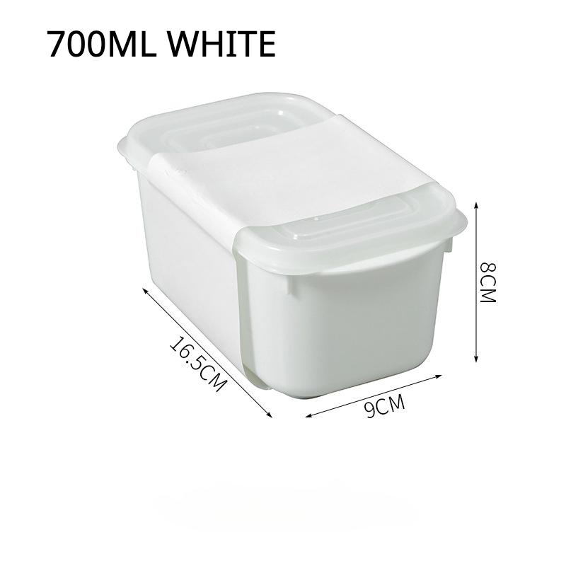 Akcesoria kuchenne Plastikowe pudełko do przechowywania świeżości Przechowywanie żywności i owoców Zamknięty organizer kuchenny do zamrażarki