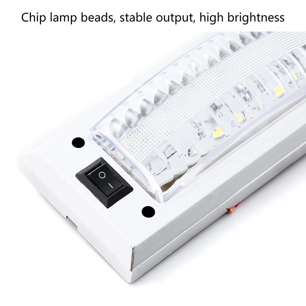 LED Panel Light Car Interior Reading Lamp High Brightness Cabin Lights for Van Truck RV Boat Camper Lights Switch On Off