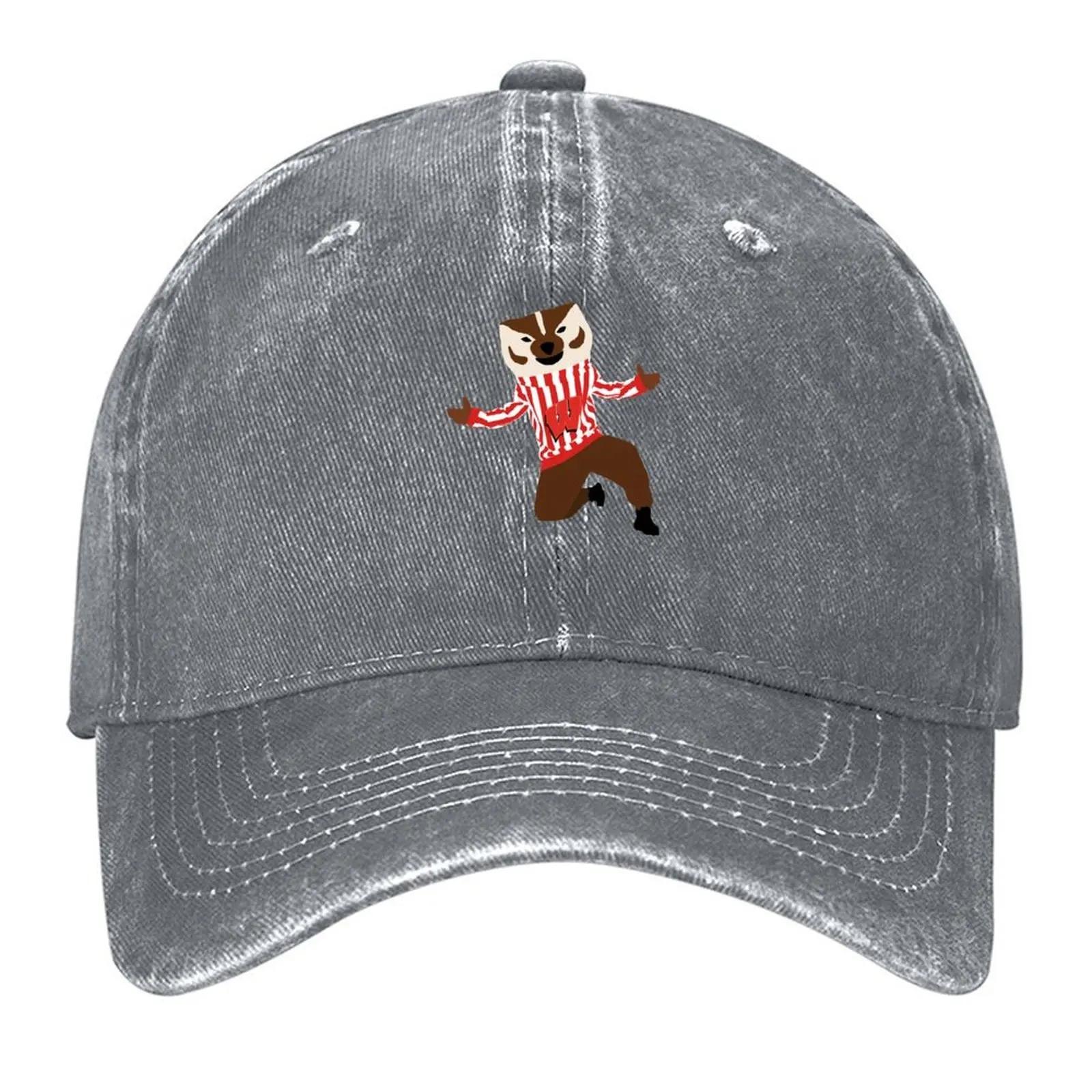 Bucky Badger  University of Wisconsin Baseball Cap Hip Hop Trucker Hat sailor cap for men custom caps For Women 2025 Mens