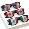 Football Fans Wear Sticker Glasses On the Field To Cheer for Athletes, Cheer for Props and Decorations, and Give Gifts To Friend