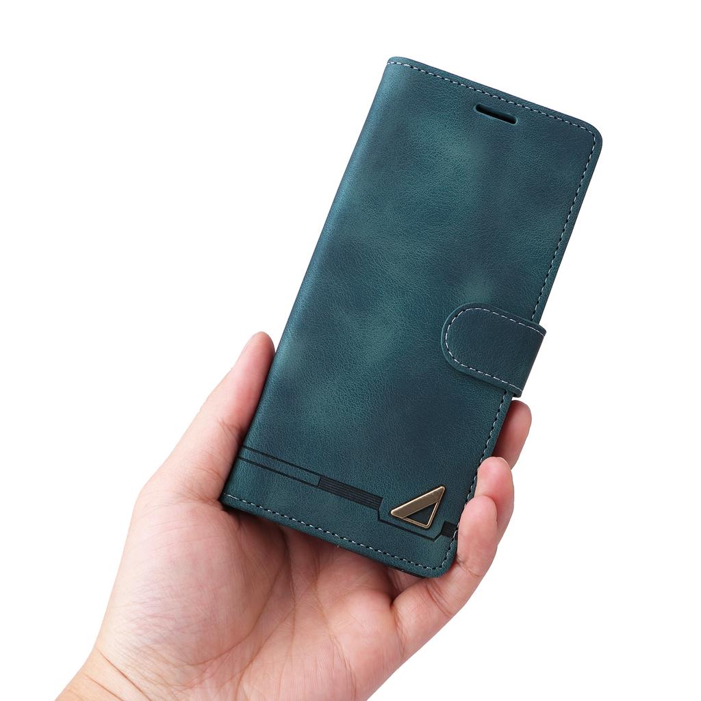 Luxury Wallet Flip Lærveske med kortsporstativ for iPhone 15 14 13 12 11 Pro Max 15 14 Plus /Samsung S23 S22 S21 S20 Ultra Plus A14 A54 A13 A53