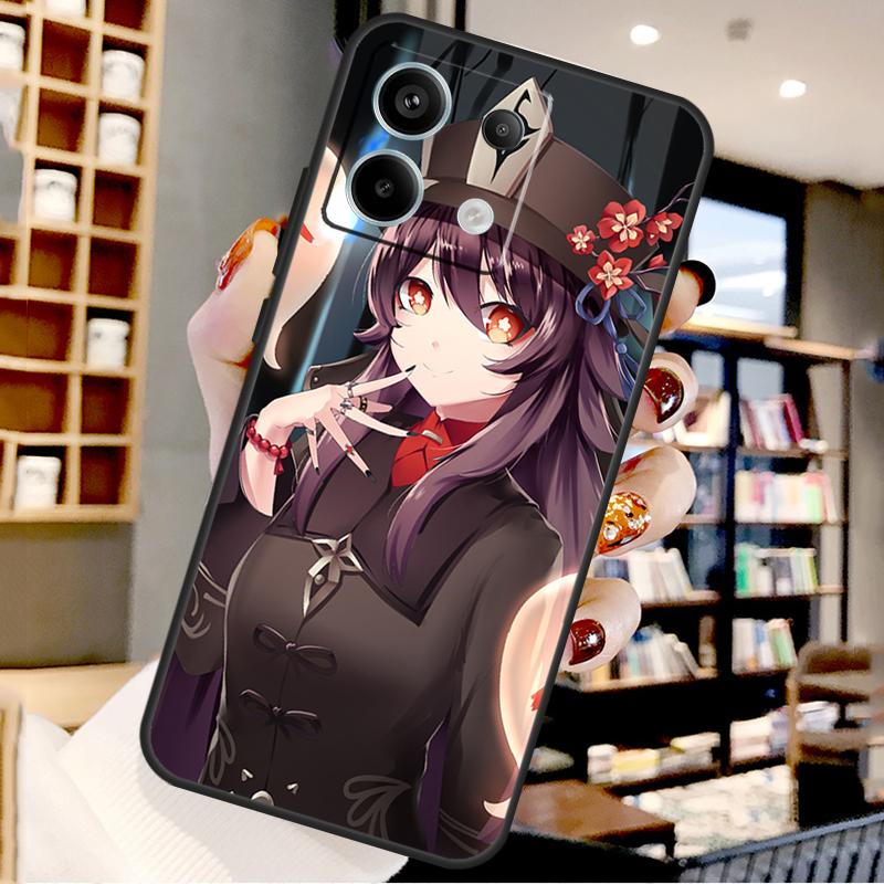 Hu Tao Genshin Impact For Xiaomi Redmi Note 13 Pro 9 10 11 12 14 15 Pro Plus Case For Redmi 15 12C 13C 14C 10C 15C