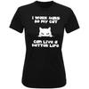 Funny Cat Ladies Shirt Animal Lover Gift Hardworking Pet Owner T