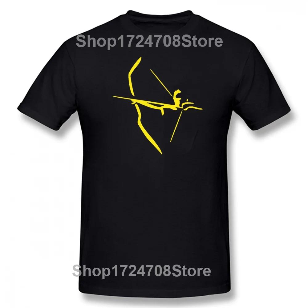 Funny Archery Sport Protect Arrow Bow Hunting Weapon T Shirts Graphic Cotton Streetwear Short Sleeve Father Day's T-shirt Men