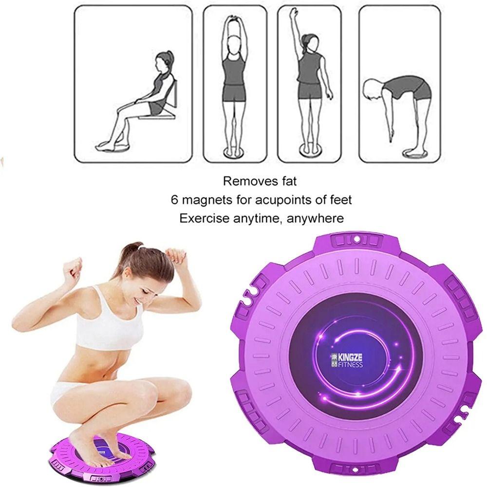 Rotating Twist Exercise Board Foot Massage Writhing Waist Plate Balance Rotator  Fitness Equipment