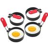 Non-stick rund äggringform med handtag för stekning och matlagning Perfekta frukostägg, pannkakor och mer Köksredskap