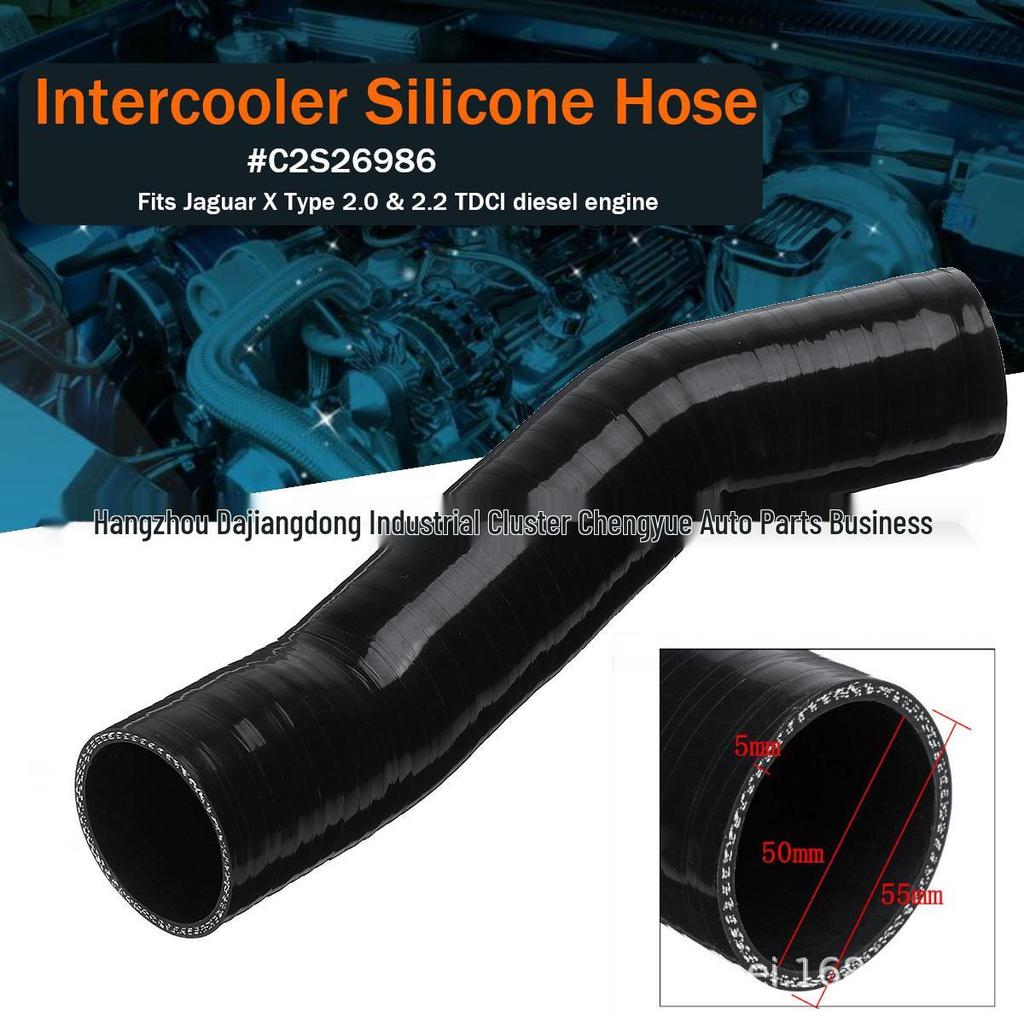 Jaguar X-TYPE Black Silicone Intercooler Hose C2S26986