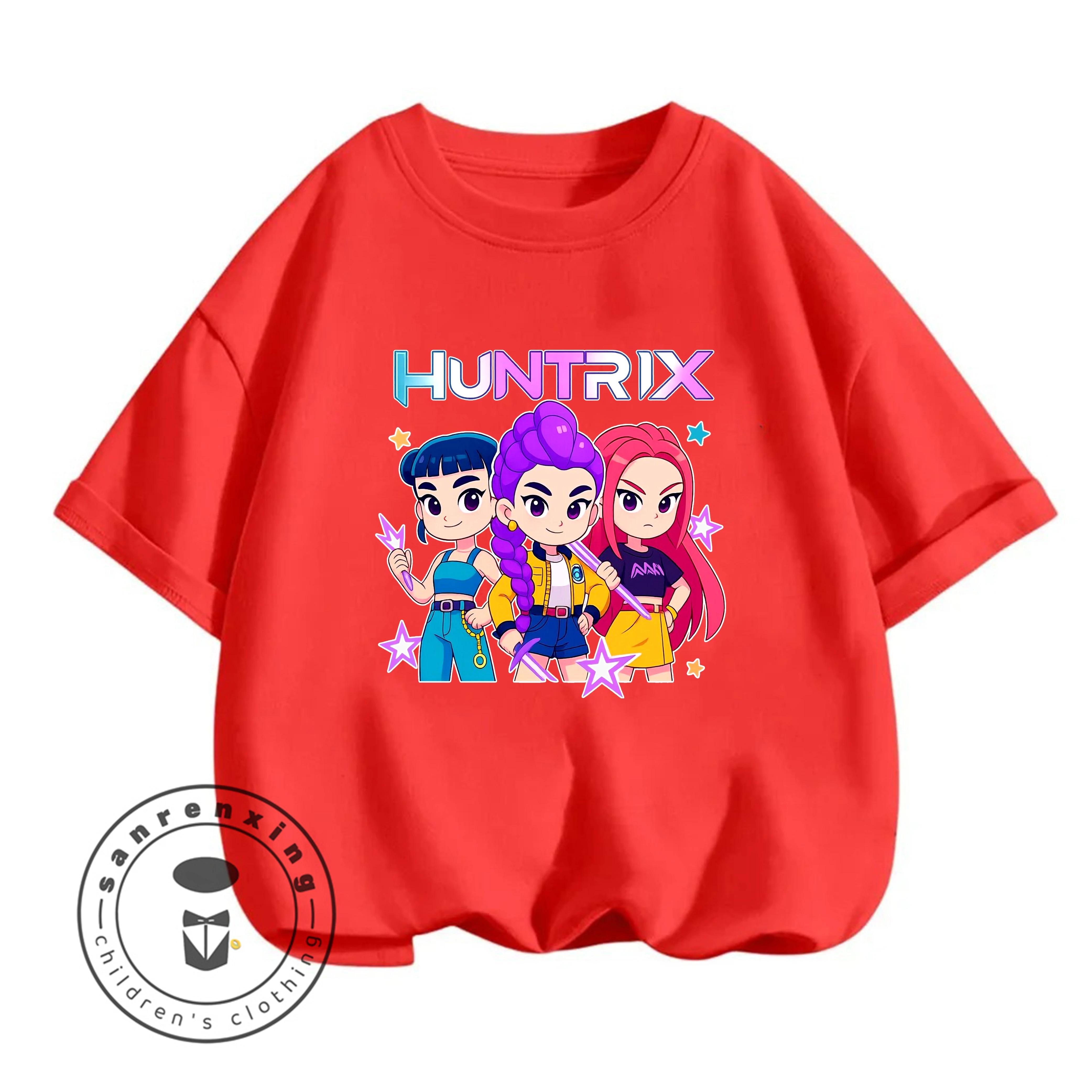 Fashionable Children s Cartoon Print 2026 New Summer Casual Hot-selling T-shirt 100