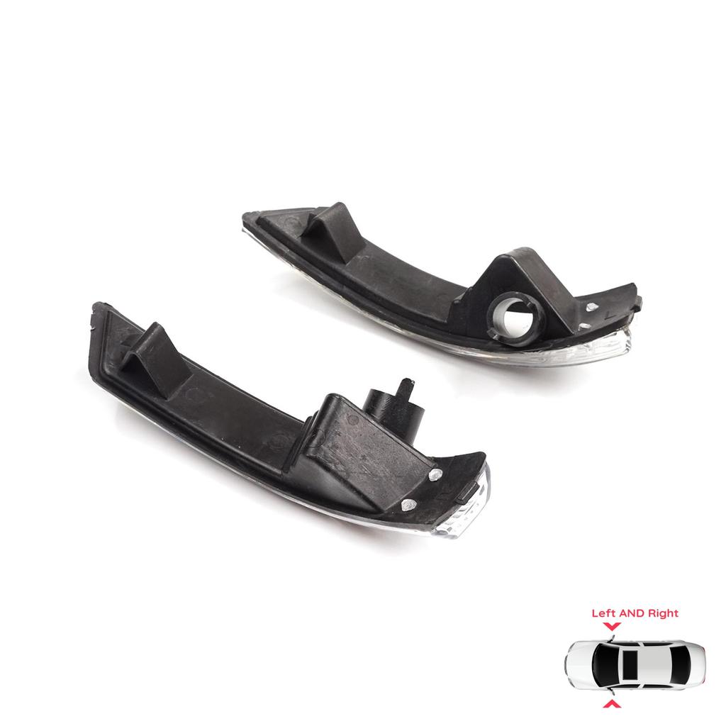 BSP1242 Side Door Wing Mirror White Clear Indicator Lamp Lens Left Right for Ford Focus 2007-2020 Mondeo MK4 2007-2015 1872845 1872847 