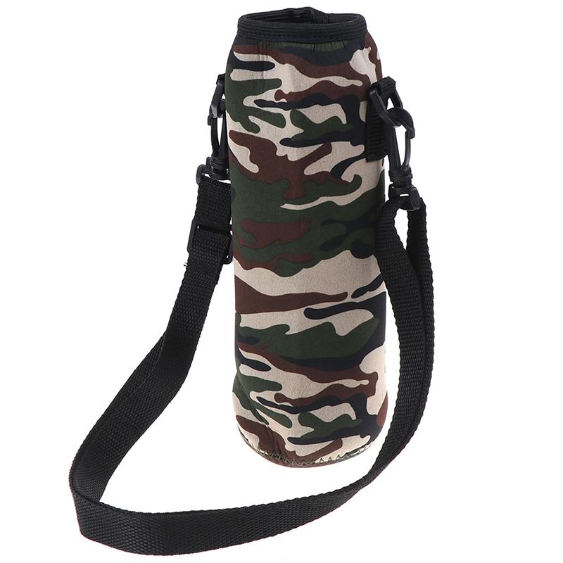 1000ml Nosič na láhev na vodu Izolovaný obal Taška Neoprenový držák Popruh Outdoor