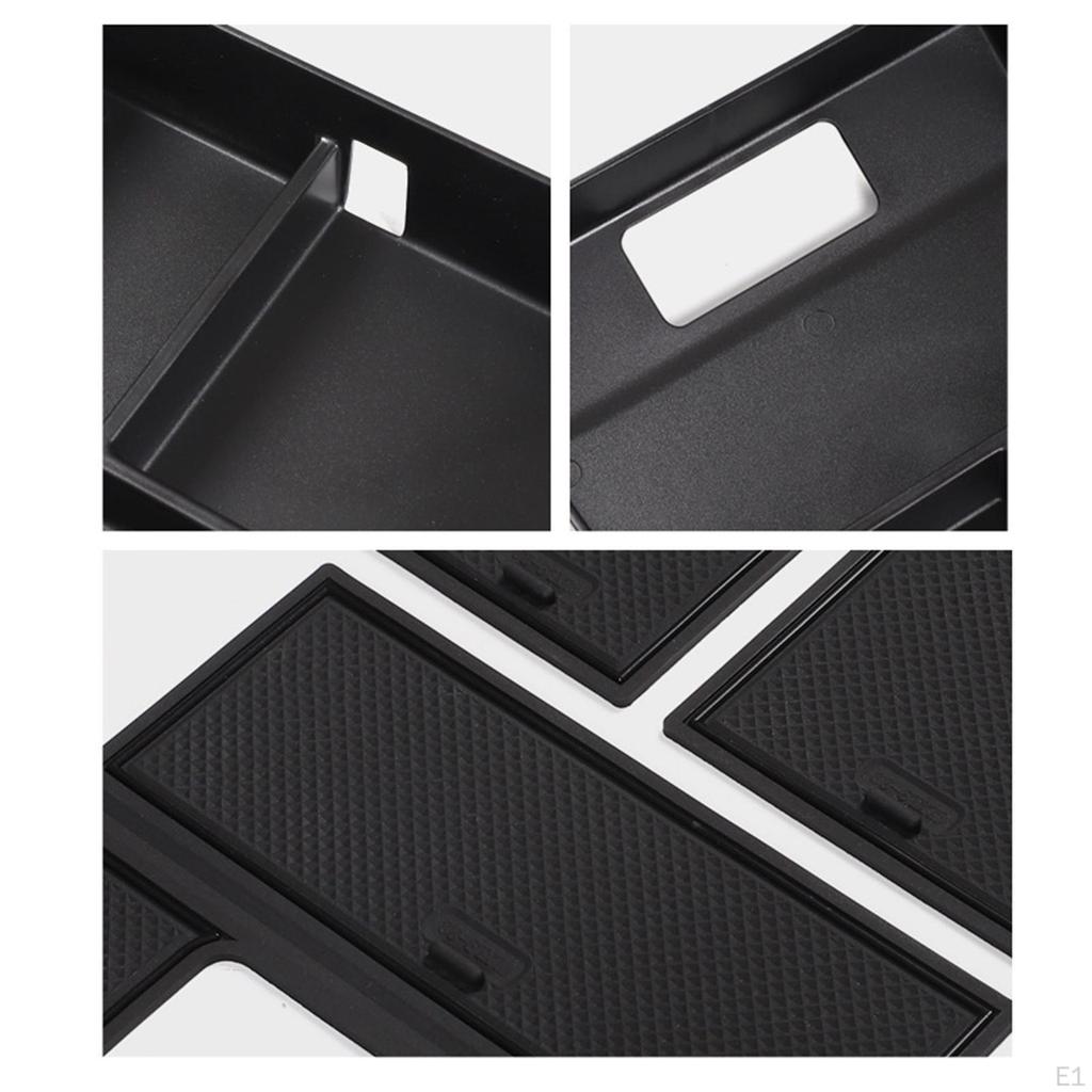 Automotive Center Console Organizer with Cable Slot Armrest Storage Box for L9