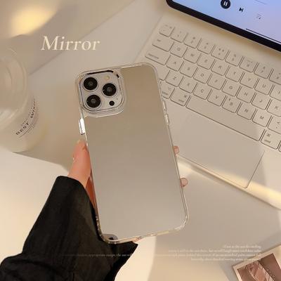 Electroplating Mirror 17pro Max for IPhone 16 for Apple 15 Phone Case 12 High-end Feeling 13pro Minimalist 11
