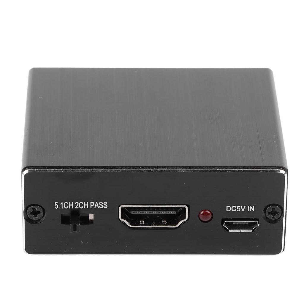 HD Multimedia Interface Splitter 3.5mm Sound Interface 5.1 Channel Signal Extractor Converter for