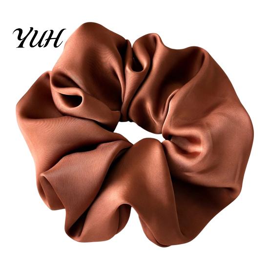 Premium Satin Hair Ties for Elegant Look Scrunchies, High Elasticity Women Girls, Non Slip Band, Scrunchies Solid Color Ponytail Holder, Styling