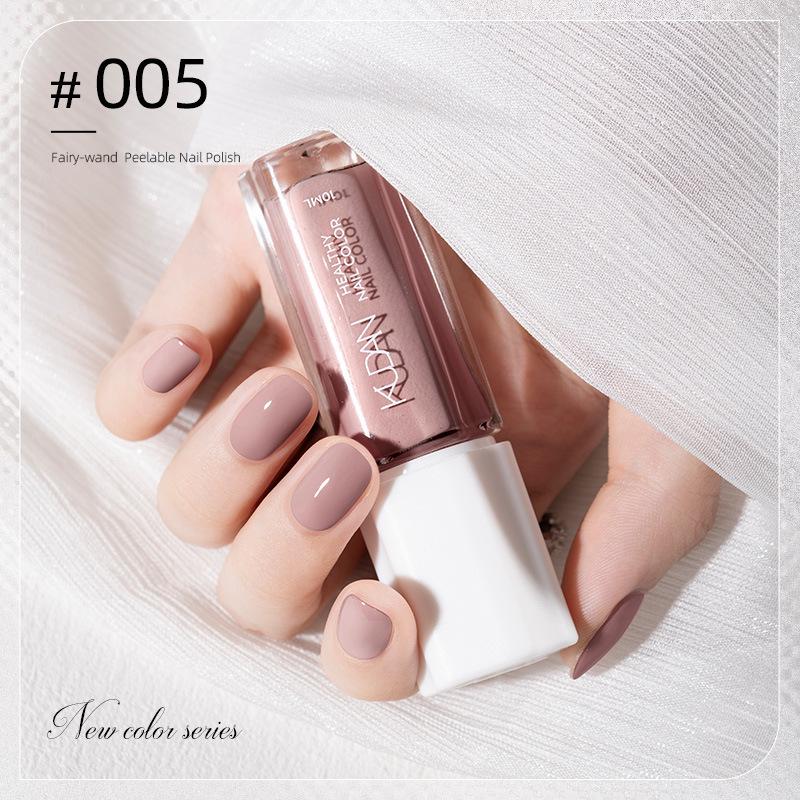 2023 No-Bake Quick-Dry Black Peelable Nail Polish - Autumn/Winter Salon Colors