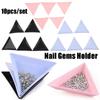 Sortierschalen Punktbohrwerkzeuge Nagel Edelsteine Halter Anzeigeplatte Strass Lagerung Nagelschale