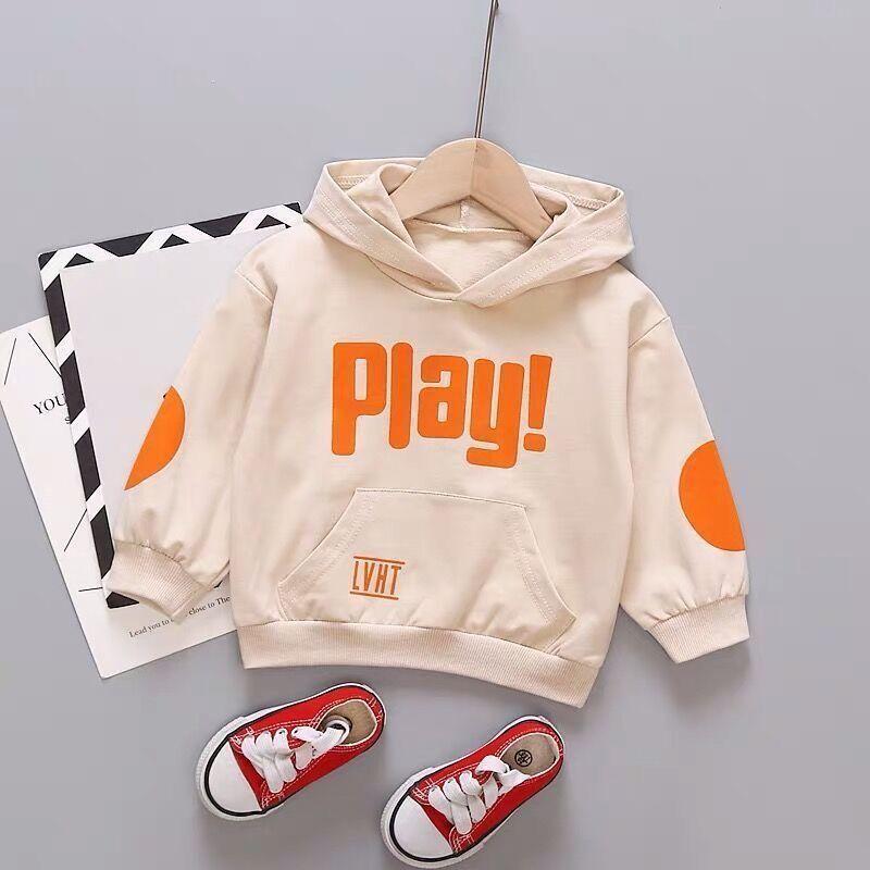 Kids Spring Autumn Hoodie Boys Girls Long Sleeve Pullover Casual Top For Toddler And Children