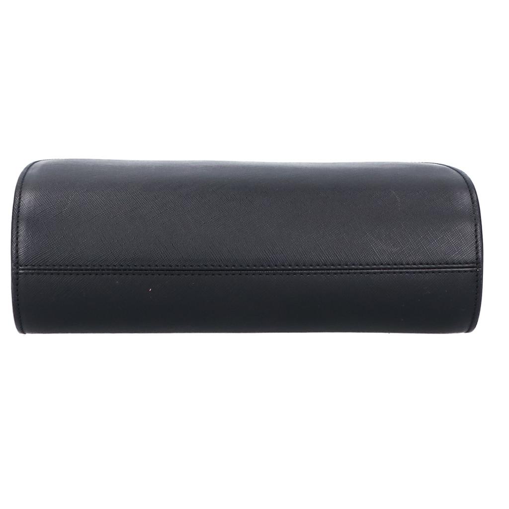 A.P.C. Half Moon Saffiano Leather Shoulder bag blackUsed