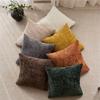 Solid Color Throw Pillow Case Japanese Style Sofa Pillowcase Cushion Cover  Bedroom