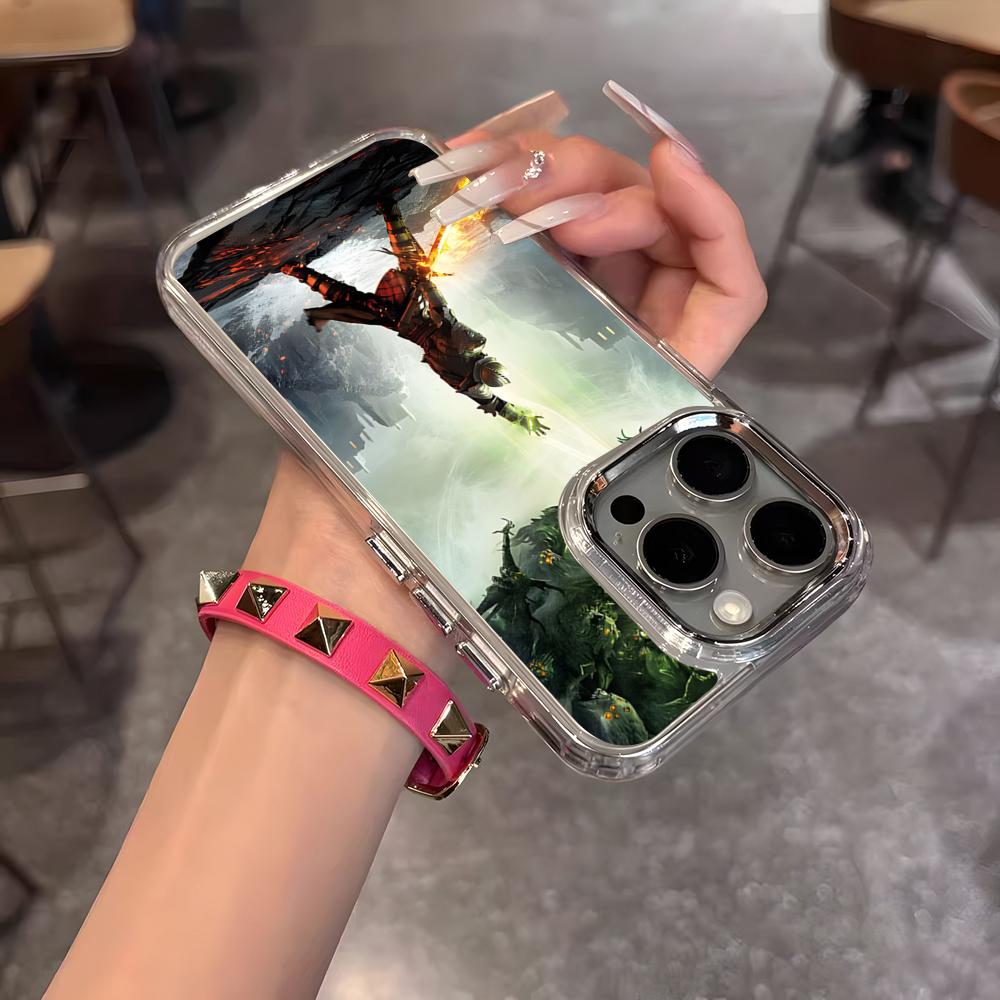 Game Dragon Age Phone Case For IPhone 17 Air 16 15 14 13 12 11 Pro Pro Max Plus Transparent Soft Cover