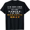 I'm Not the Black Sheep Screaming Goat Funny Humor Quotes T-Shirt