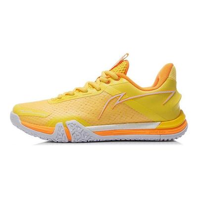 Li Ning Ground Flight SE Synthetic Leather Mesh Splicing Shock Absorption Non-Slip Wear-Resistant Low-Top Badminton Shoes Women Sneaker AYZR008-2