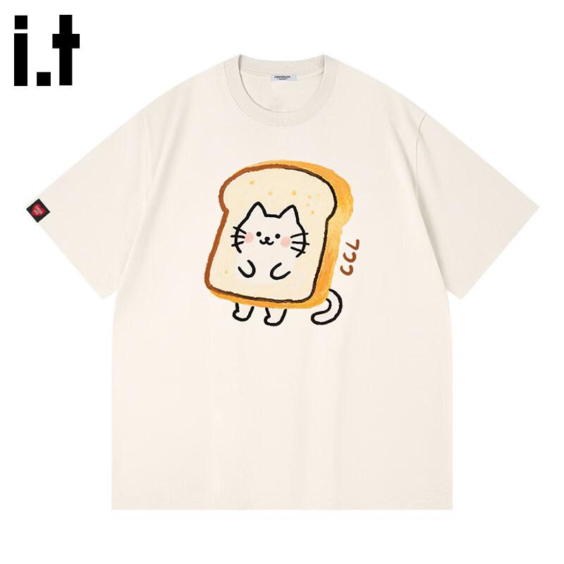 

:CHOCOOLATEit Unisex Loose Fit Graphic Print Short Sleeve T-Shirt M