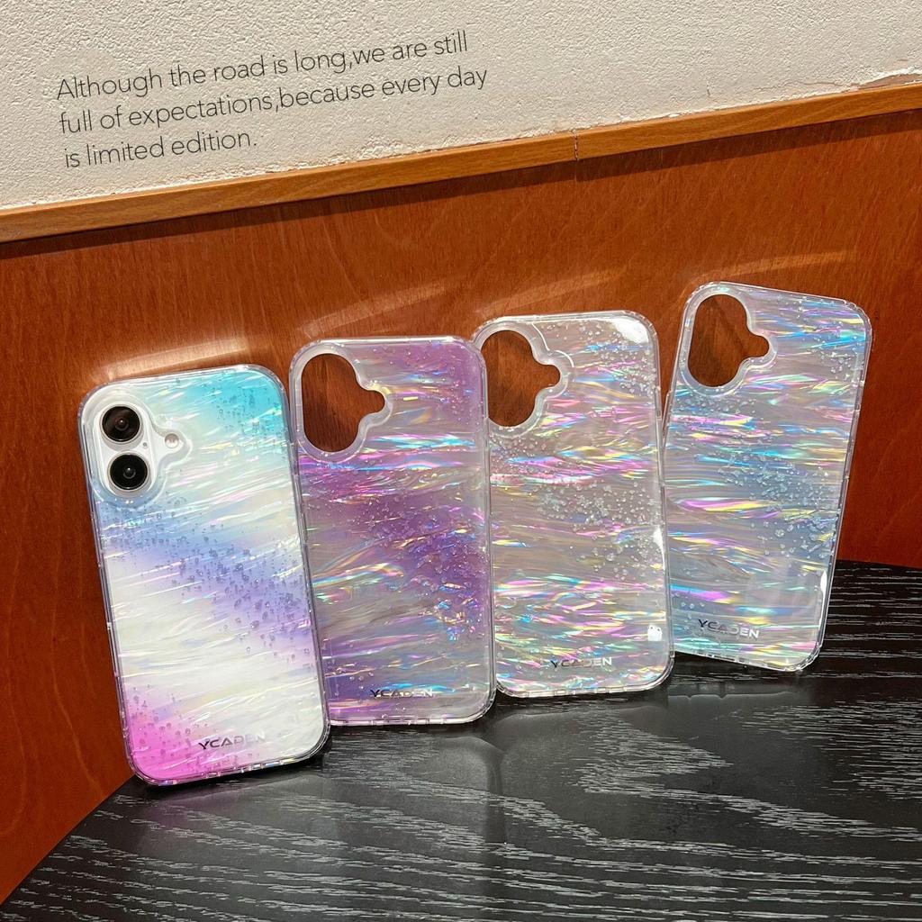 Starry Sky Gradient Glitter Phone Case for iPhone 17 Pro Max and 16 - Drop-Proof and Protective