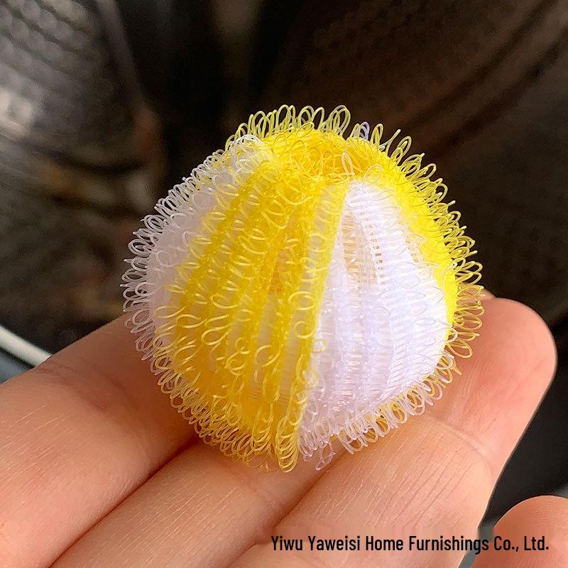 Anti-Tangle Nylon Laundry Balls for De-linting and Hair Removal In Washing Machines
