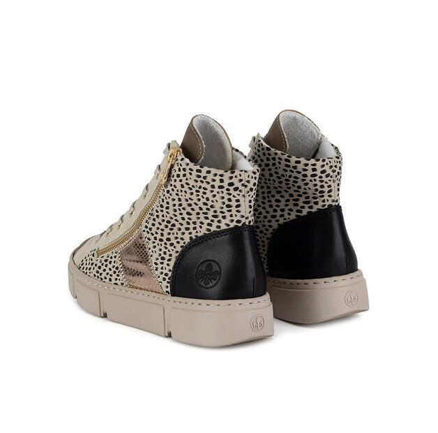 Rieker N5931-62 Beige Ankle Boots