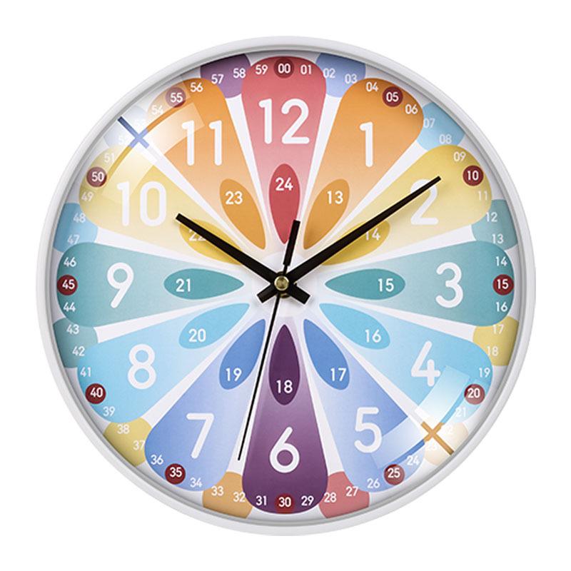 Children's Silent Cartoon Wall Clock for Early Education and Kindergarten Classrooms