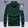 Men's Long Sleeve Business Polo T-Shirt