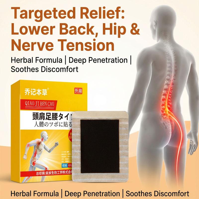 

Pain Relief Sticker, Suitable for Waist and Hip Pain, Compression of Nerves