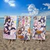Cartoon N-Nekopara Anime Anime Strandhandtuch Weich Saugfähig Waschlappen Kindergeschenke Für Kinder Reisen Camping Fitnessstudio