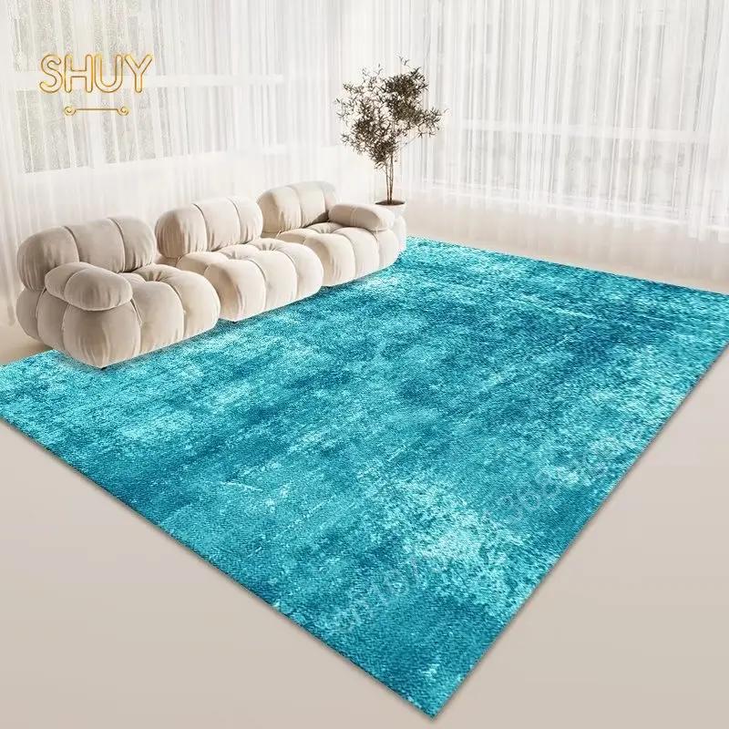 American Style Green Carpet for Living Room Bedroom Large Area Floor Mat Decoration Anti-slip Design Lounge Balcony Corridor Rug