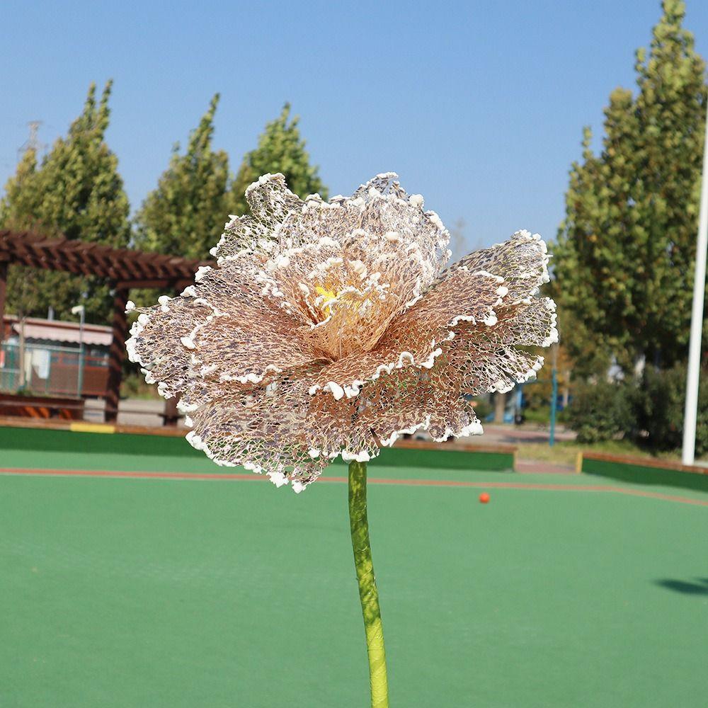 30cm sztuczne kwiaty puste w środku rekwizyty fotograficzne duży sztuczny kwiat na zewnątrz centrum handlowe