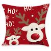 New Santa Claus Snowman Printed Pillow Cover Living Room Sofa Cartoon Pattern Cushion Cover Pillow Cover