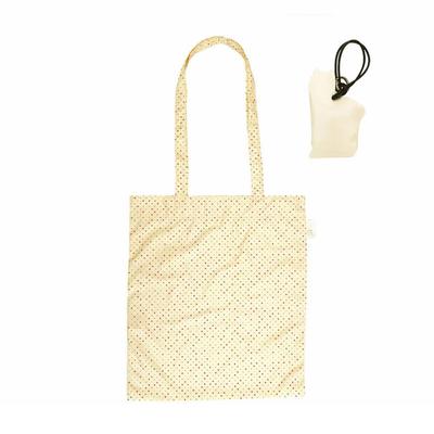 Dünne Tragetasche Typ Öko-Tasche mit Tieranhänger-Etui Anhänger-Tragetasche [Rootote] LT. & (104501 Katze_Pünktchen)