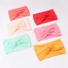 Children's Solid Color Knotted Nylon Headbands: 28 Colors Available