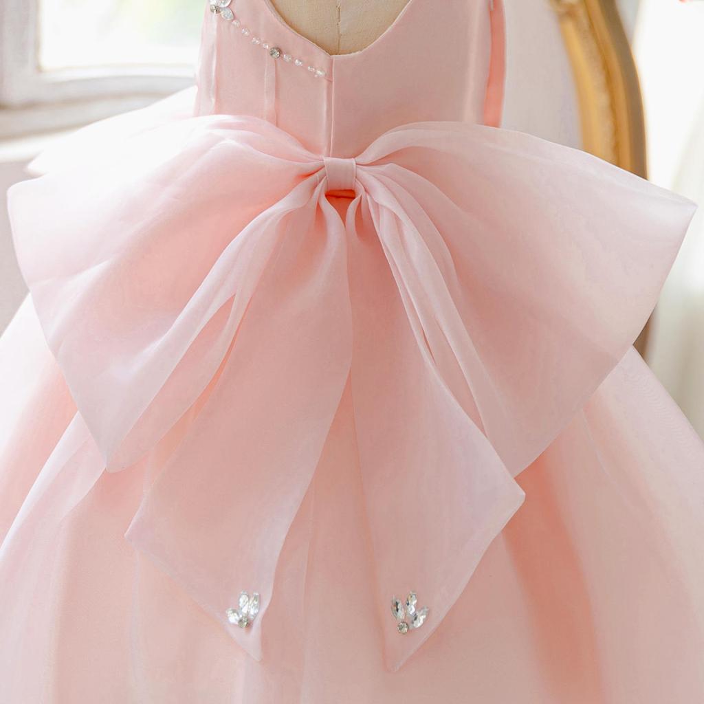 Girls' Puffy Tulle Princess Dress for Weddings, Birthdays, and Performances