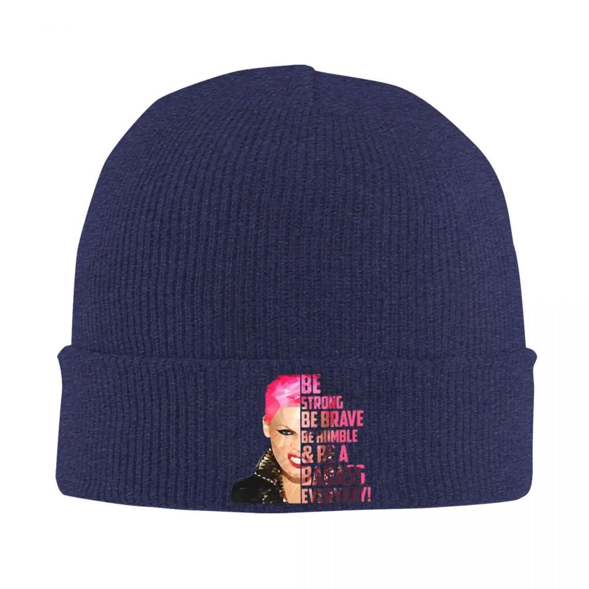 

2024 Alecia Moore Summer Carnival Knitted Caps Women s Men s Beanie Autumn Winter Hat P!nk Pink Singer Tour Warm Cap