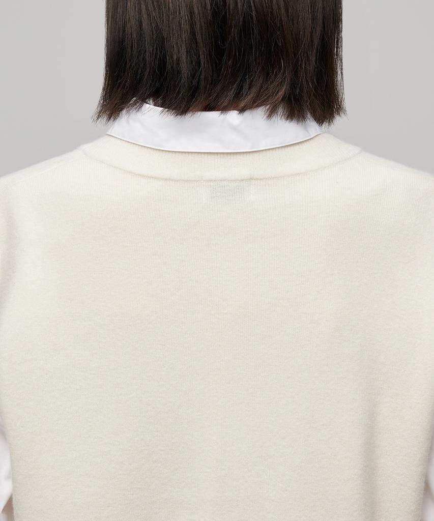MUSINSA STANDARD WOMAN Women'S Lambswool Knit Vest [Ivory]
