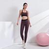 2025 Spring/Summer Women's Color Block Butt-Lifting Yoga Pants & High Elastic Breathable Sports Vest