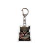 Trendy Cat Head Keychain Fun Meme Image Backpack Small Pendant Wholesale Internet Famous Emotionally Expressive Toy Figure