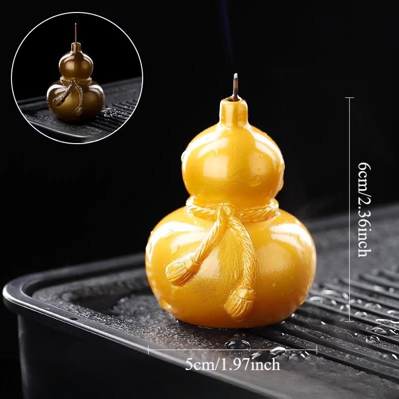 

1pc Gourd Color Changing Tea Pet Desktop Indoor Small Ornaments Kung Fu Tea Set Accessories for Tea Play Incense Holder