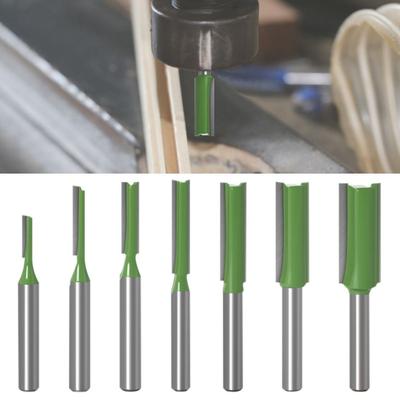 6mm For Wood Carving Shank Router Bits Single Edge Double Edge Milling Cutter Trimmer Head Milling Cutter