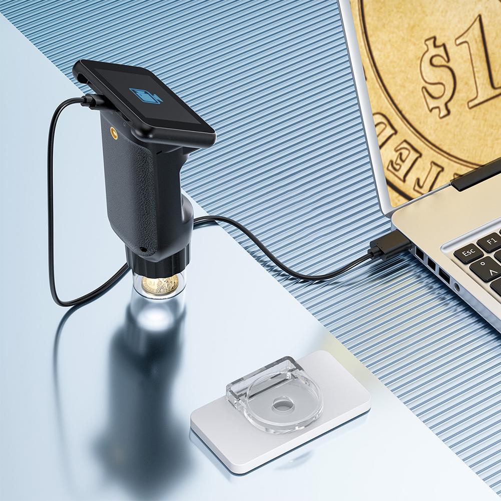 Microscope for with 2.8 Inch Screen Handheld Microscope Camera 1080P HD Portable Handheld Magnifying Glass Educational Science