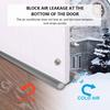 Double Sided Under Door Seal Insulation Foam Draft Excluder, Anti Collision Soundproof, Stop Cold Air and Insects, 96cm, Grey