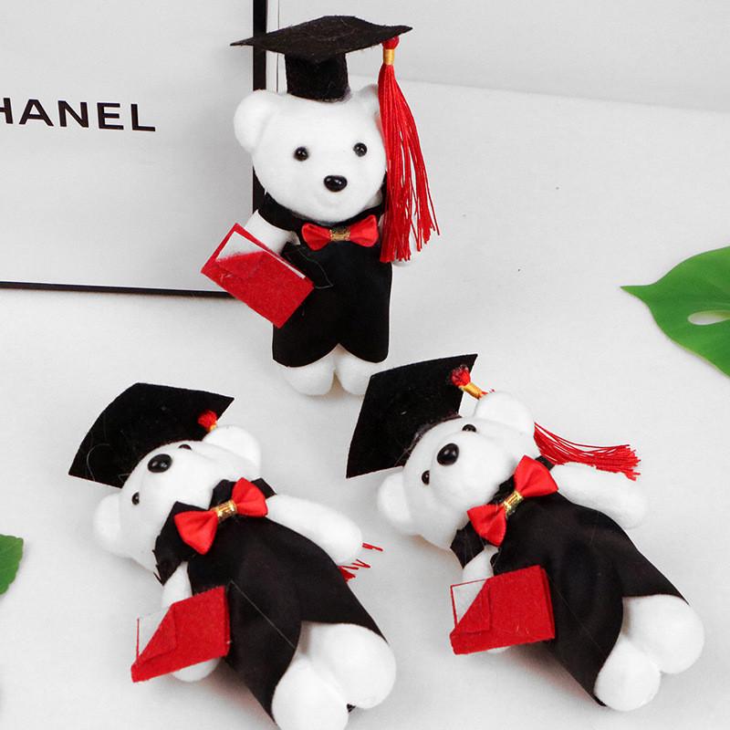 Graduated Bear Figure Bachelor Clothes Doll Master Foam Doctor Bear Doll Classmate Graduation Season Gift